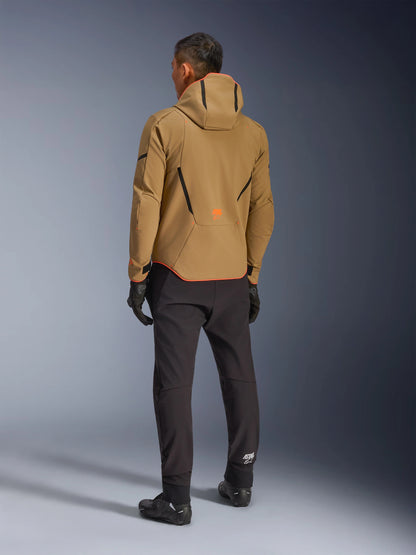 Chamarra Alpinestars Aeroshell WP - Caqui/Negro/Naranja fluo