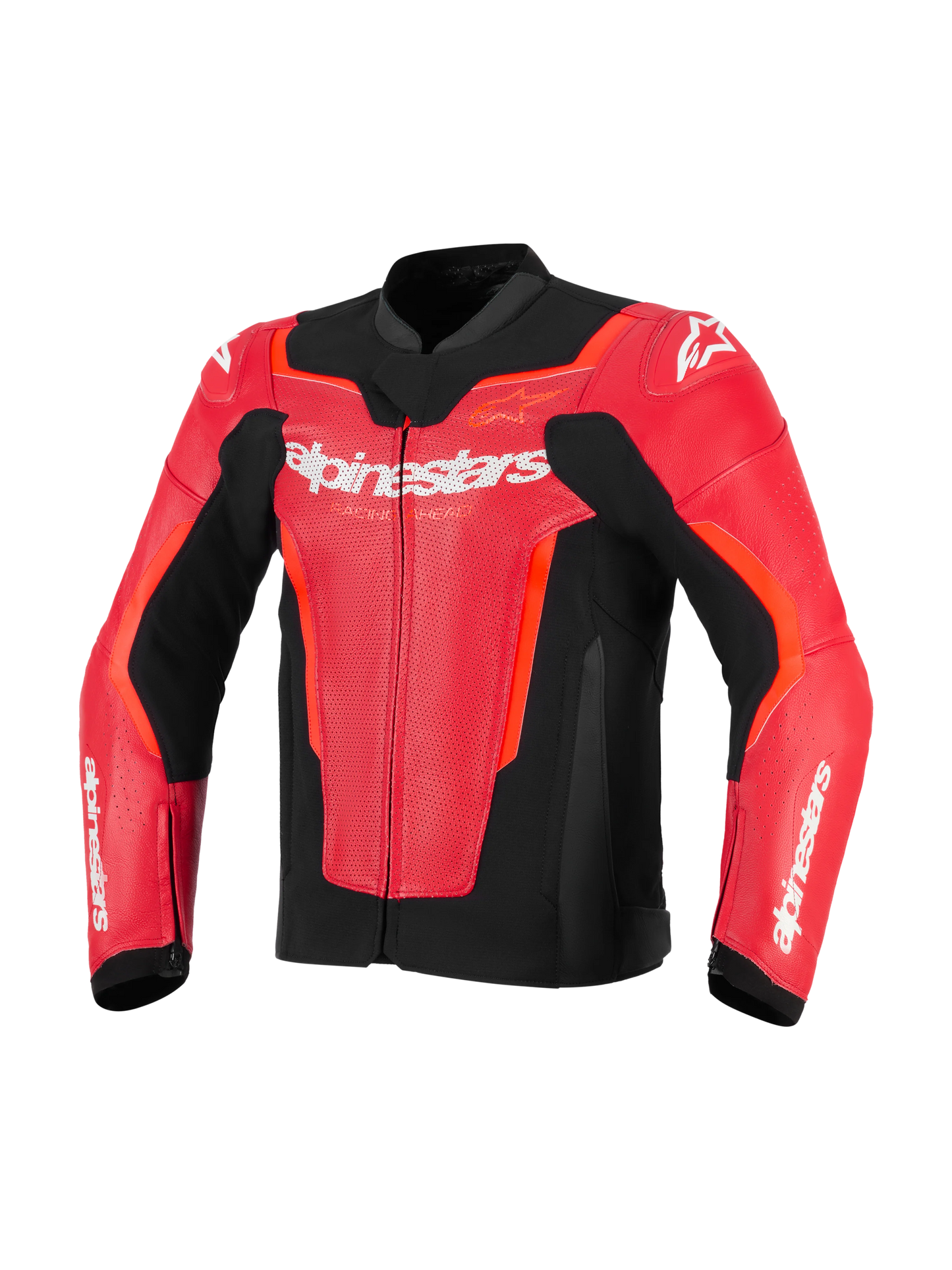 Chamarra de Piel Alpinestars GP Force v2 Airflow - Rojo