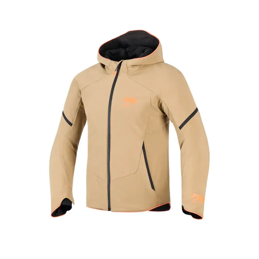 Chamarra Alpinestars Aeroshell WP - Caqui/Negro/Naranja fluo
