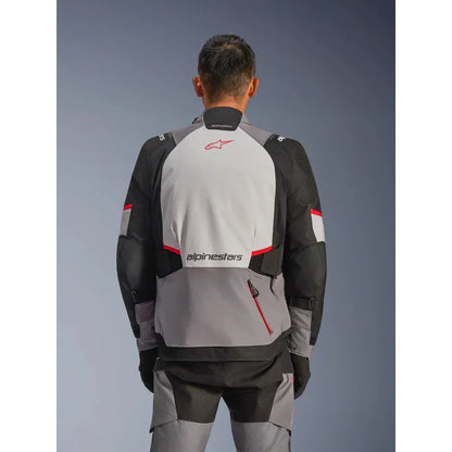 Chamarra Alpinestars Andes v4 Drystar® - Gris oscuro/Gris hielo/Negro/Rojo