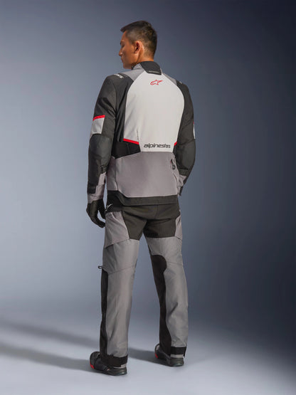 Chamarra Alpinestars Andes v4 Drystar® - Gris oscuro/Gris hielo/Negro/Rojo