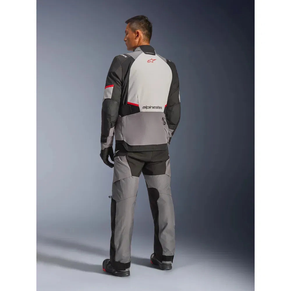 Chamarra Alpinestars Andes v4 Drystar® - Gris oscuro/Gris hielo/Negro/Rojo