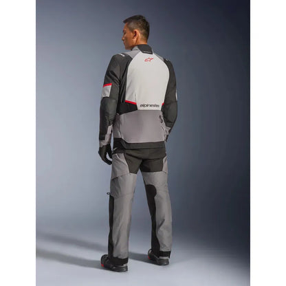 Chamarra Alpinestars Andes v4 Drystar® - Gris oscuro/Gris hielo/Negro/Rojo