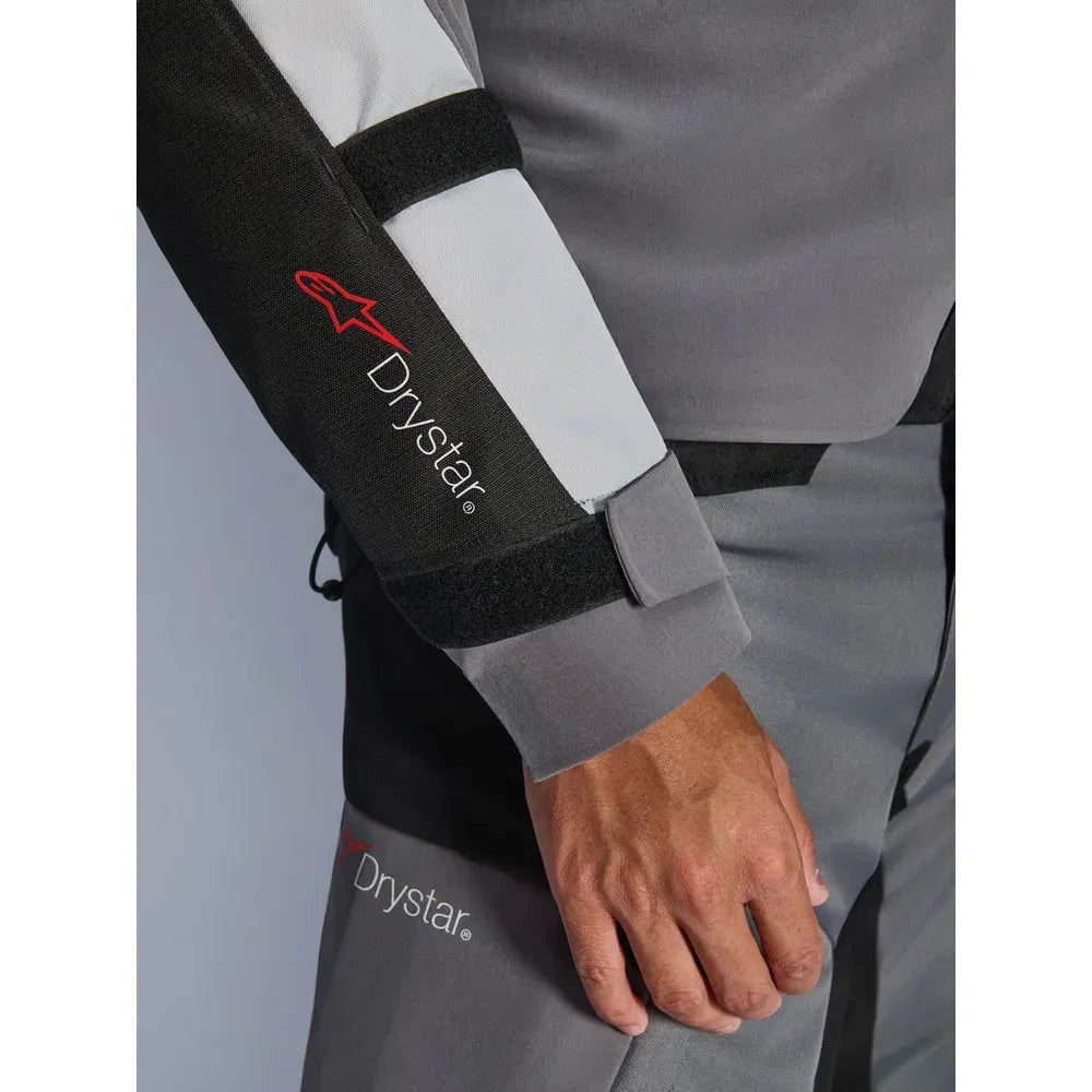 Chamarra Alpinestars Andes v4 Drystar® - Gris oscuro/Gris hielo/Negro/Rojo