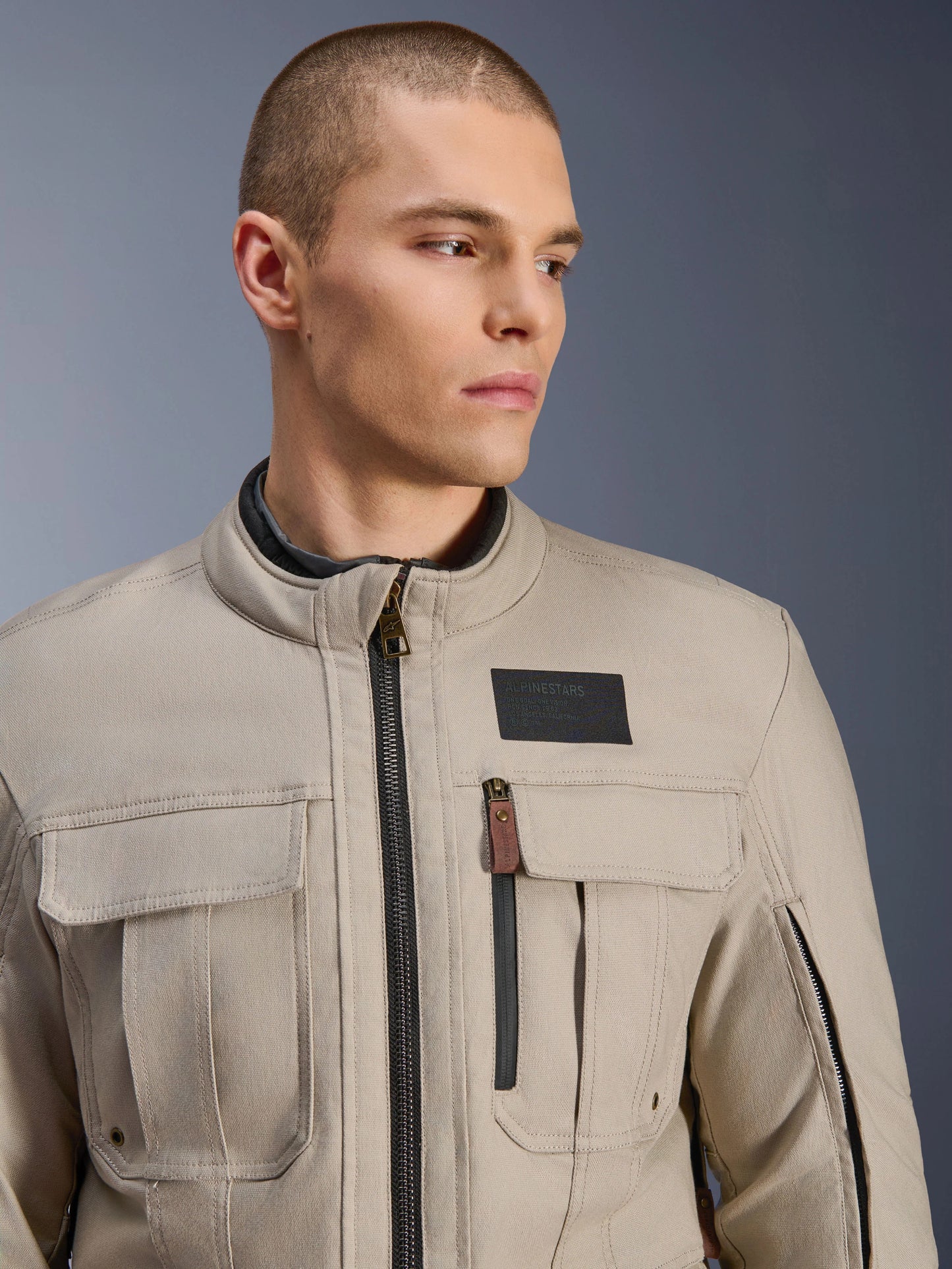 Chamarra Alpinestars Borrego Drystar® - Gris Cálido