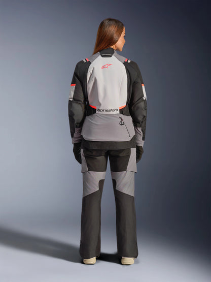 Chamarra Alpinestars Stella Andes v4 Drystar - Gris/Gris hielo/Negro/Coral