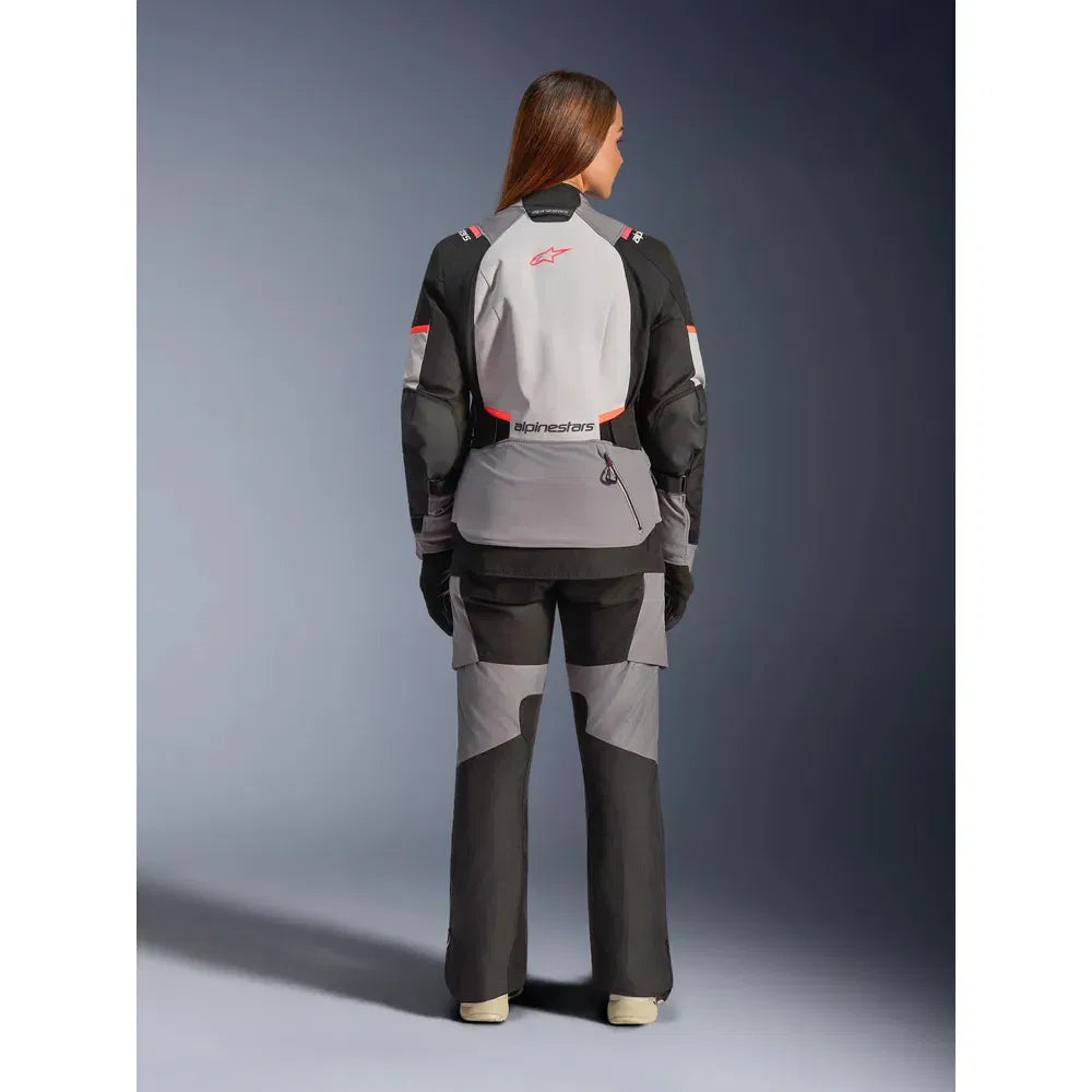 Chamarra Alpinestars Stella Andes v4 Drystar - Gris/Gris hielo/Negro/Coral