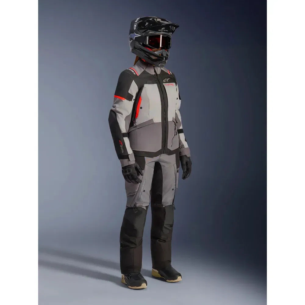 Chamarra Alpinestars Stella Andes v4 Drystar - Gris/Gris hielo/Negro/Coral