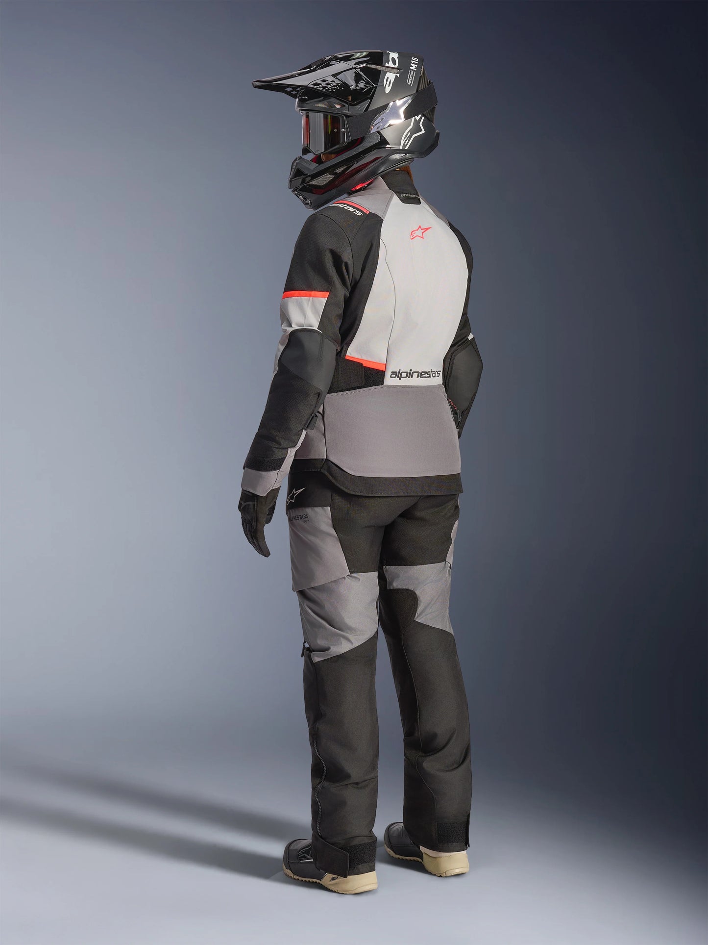 Chamarra Alpinestars Stella Andes v4 Drystar - Gris/Gris hielo/Negro/Coral