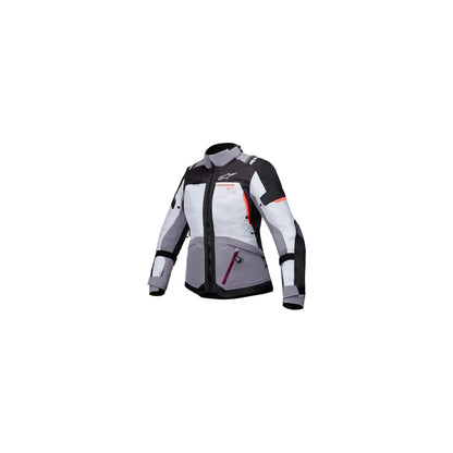 Chamarra Alpinestars Stella Andes v4 Drystar - Gris/Gris hielo/Negro/Coral