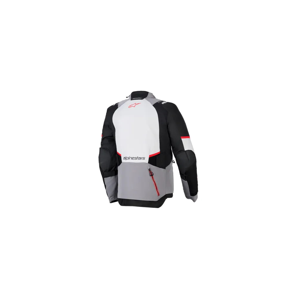 Chamarra Alpinestars Andes v4 Drystar® - Gris oscuro/Gris hielo/Negro/Rojo
