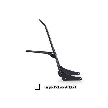 Sissy Bar Viking Bags Iron Born con parrilla plegable