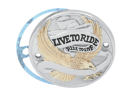 Cubierta del temporizador Live to Ride cromo/dorado/negro