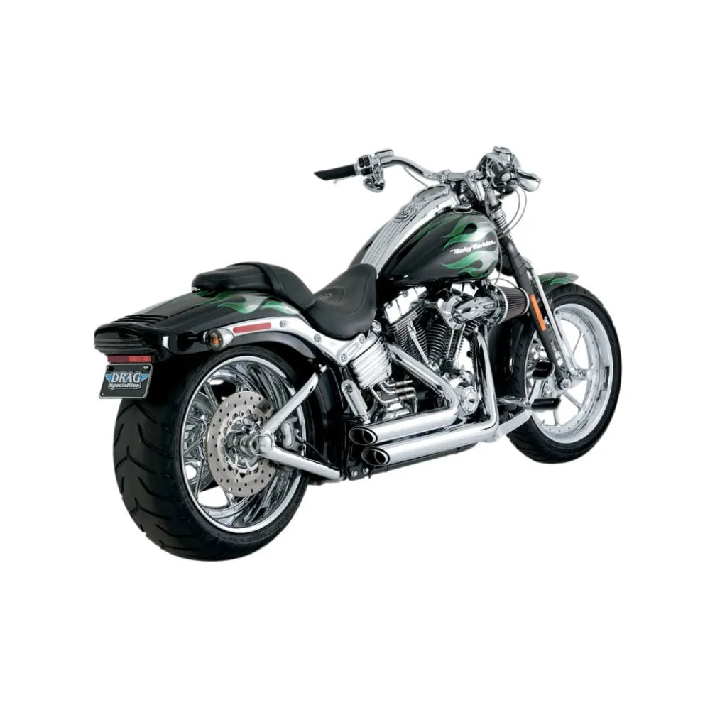 Escapes Vance & Hines Shortshots Staggered cromo H-D Softail 1986 a 2011