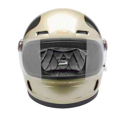 Casco Biltwell Gringo SV Helmet Tracker - Gloss Metallic Champagne/Charcoal