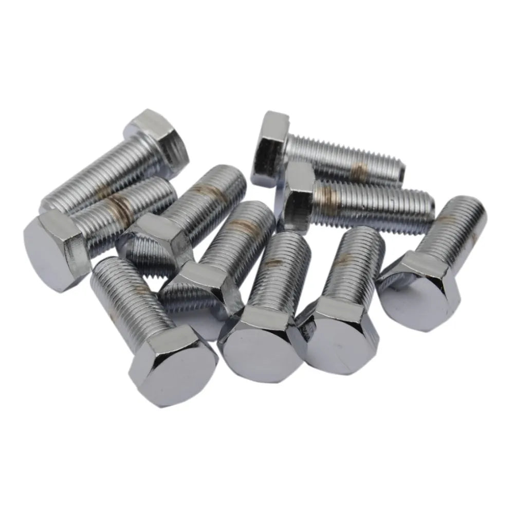 Tornillos de cabeza hexagonal 3/8"-24 x 1" Drag Specialties cromo