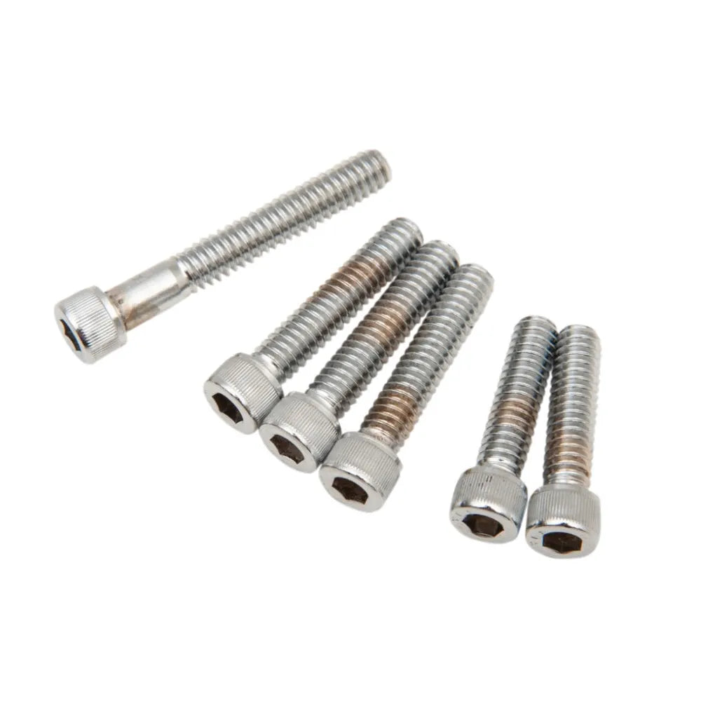 Tornillos de la cubierta de levas allen estriado cromo