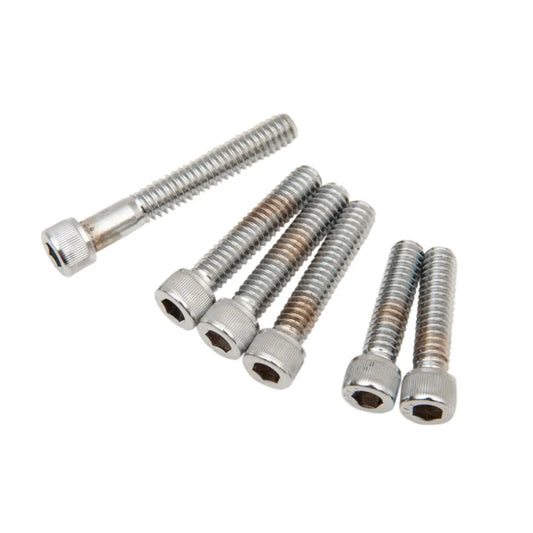 Tornillos de la cubierta de levas allen estriado cromo