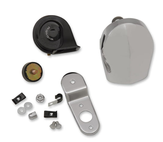 Conjunto de claxon lateral - cromo