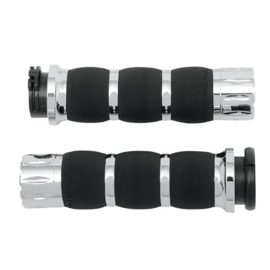 Puños Avon Grips Rival aceleracion mecanica cromo