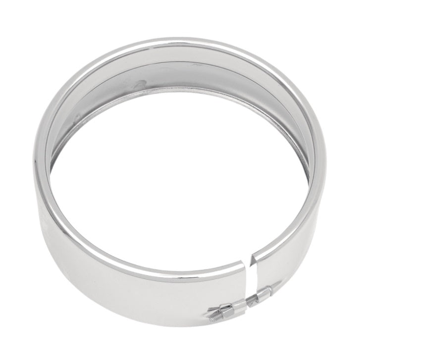 Bisel de faro 1.80" x 5-3/4" - cromo