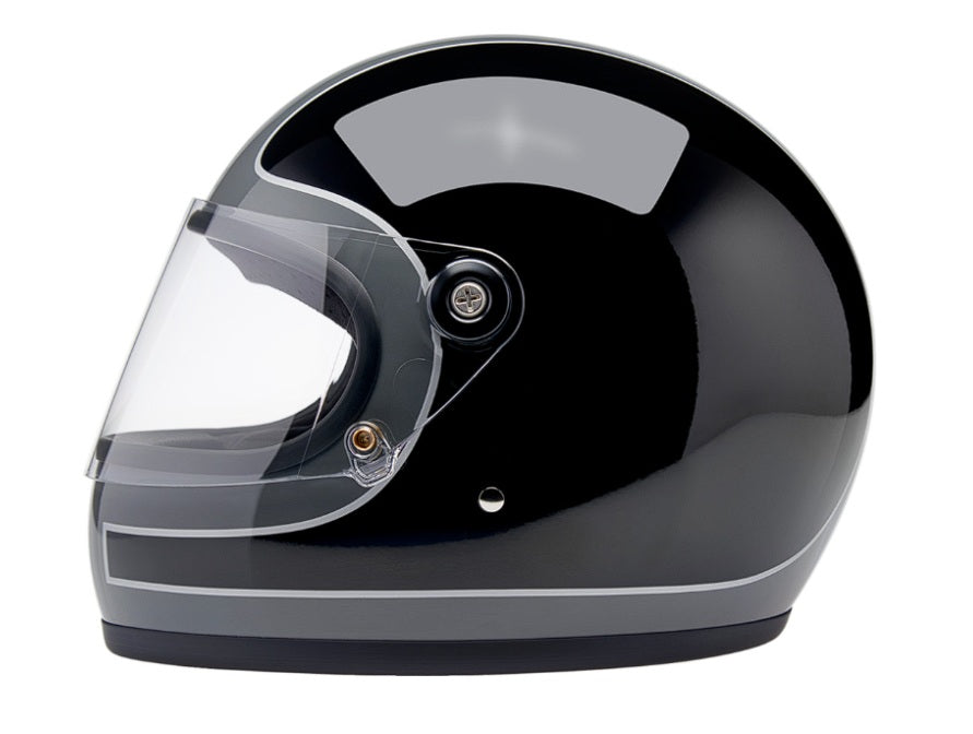 Casco Biltwell Gringo S Tracker - Gloss Storm Gray/Black