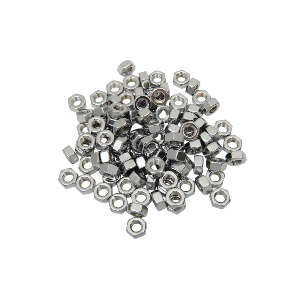 Tuercas hexagonal 1/4"-28 cromo