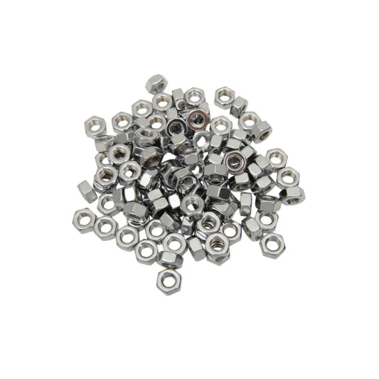 Tuercas hexagonal 1/4"-28 cromo