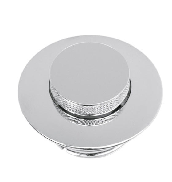 Tapon de gasolina Pop-Up de bisel ancho - cromo