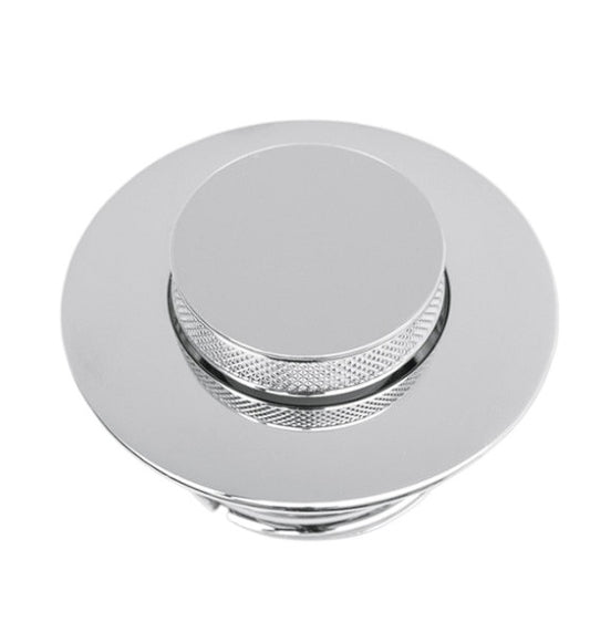 Tapon de gasolina Pop-Up de bisel ancho - cromo