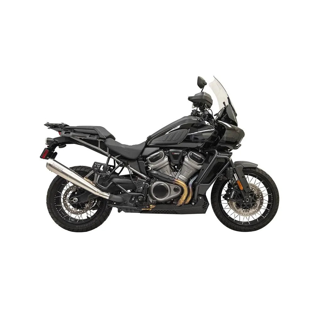 Mofle Bassani de acero inoxidable 4" H-D Pan America