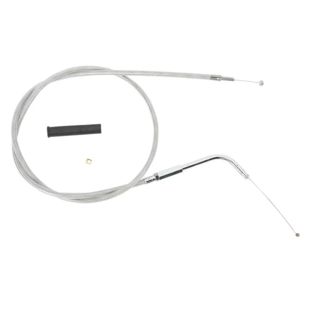 Chicote acelerador retorno de acero trenzado 41-1/2"