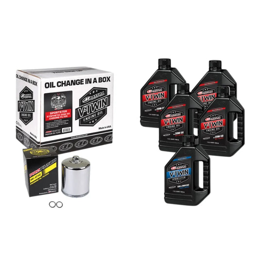 Kit cambio de aceite con filtro cromo H-D EVO/Sportster 1986 a 2022