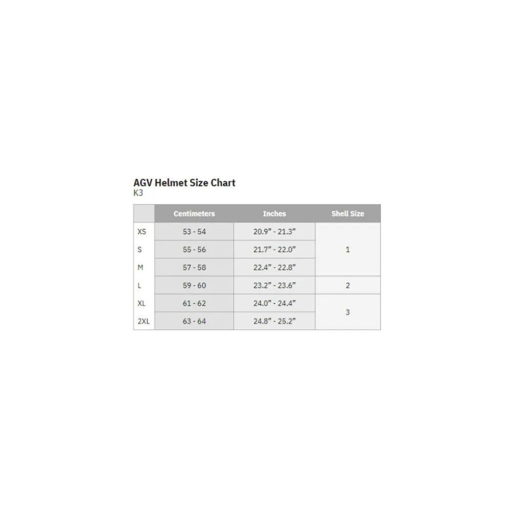 Casco AGV K3 Mono - gris luna mate