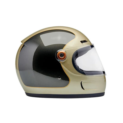 Casco Biltwell Gringo SV Helmet Tracker - Gloss Metallic Champagne/Charcoal