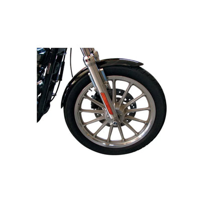Salpicadera delantera con soportes cromo 19" H-D 1986 a 2021