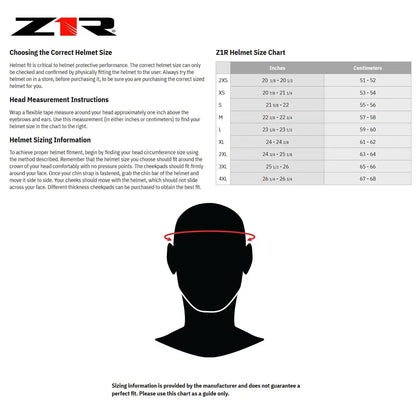 Casco Z1R Nemesis Smoke - Flat Black