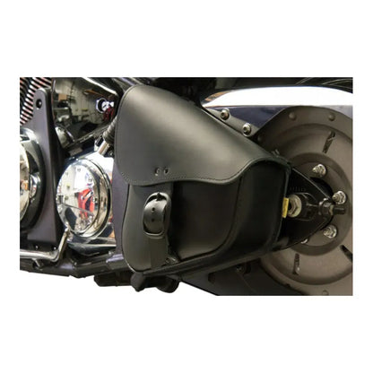 Alforja lateral de piel para basculante H-D Softail