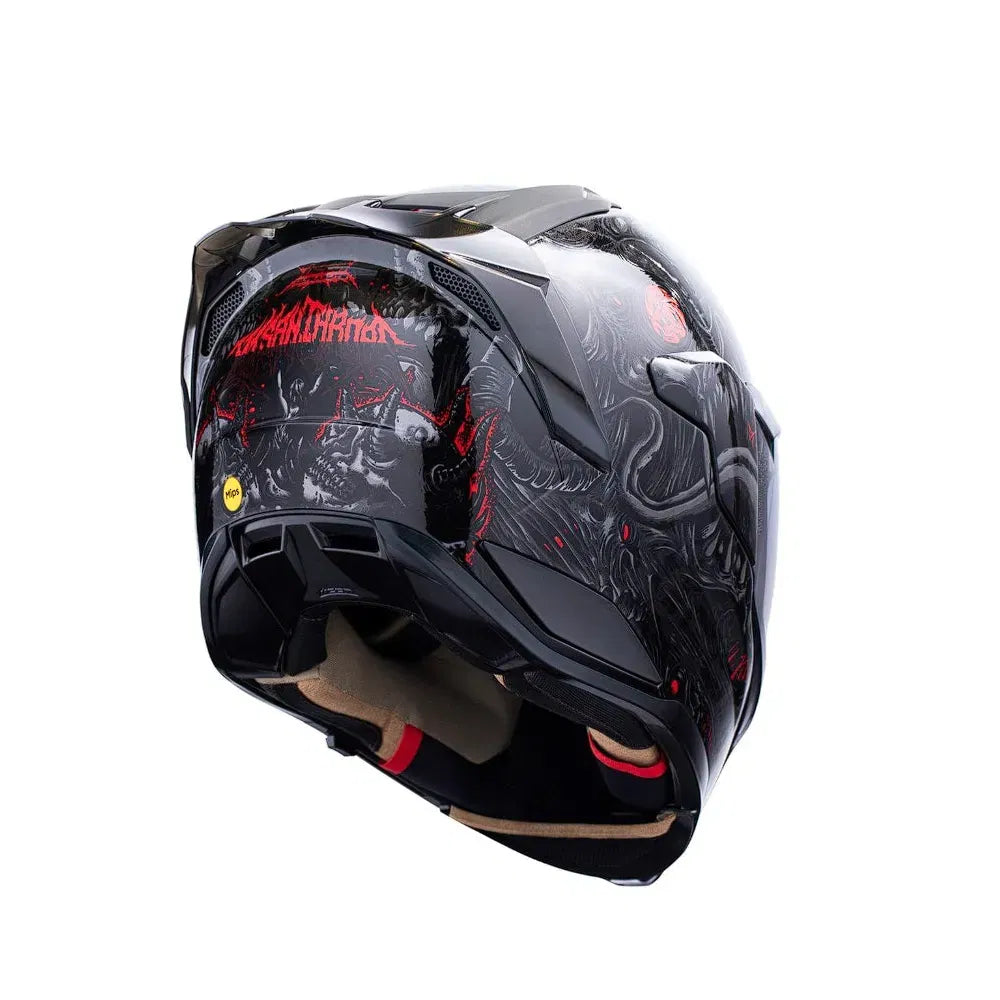 Casco Icon Ultraflite Misanthrope MIPS - negro
