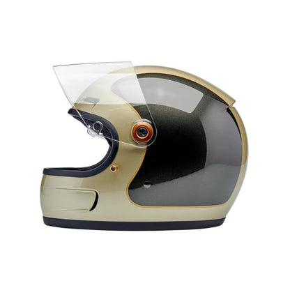 Casco Biltwell Gringo SV Helmet Tracker - Gloss Metallic Champagne/Charcoal