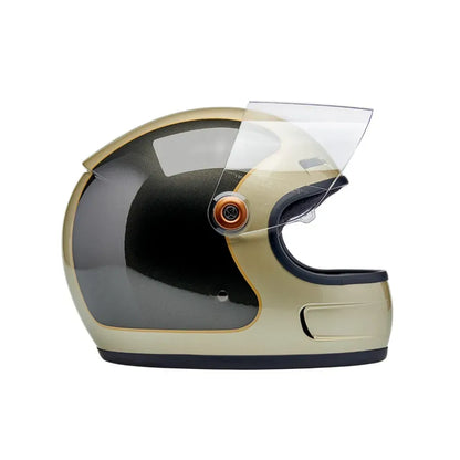 Casco Biltwell Gringo SV Helmet Tracker - Gloss Metallic Champagne/Charcoal