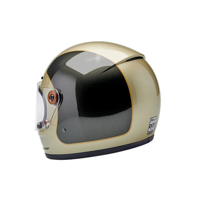 Casco Biltwell Gringo SV Helmet Tracker - Gloss Metallic Champagne/Charcoal