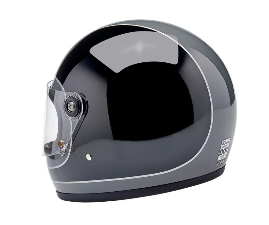 Casco Biltwell Gringo S Tracker - Gloss Storm Gray/Black