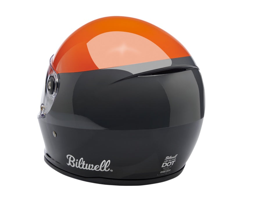 Casco Biltwell Lane Splitter Podium - naranja/gris/negro