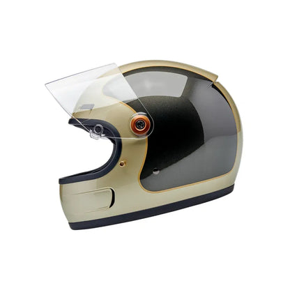 Casco Biltwell Gringo SV Helmet Tracker - Gloss Metallic Champagne/Charcoal