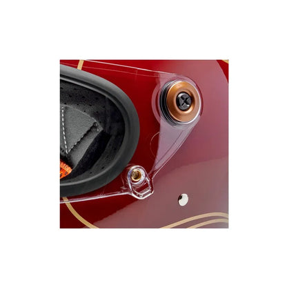 Casco Biltwell Gringo S Flamas -  Gloss Garnet Red