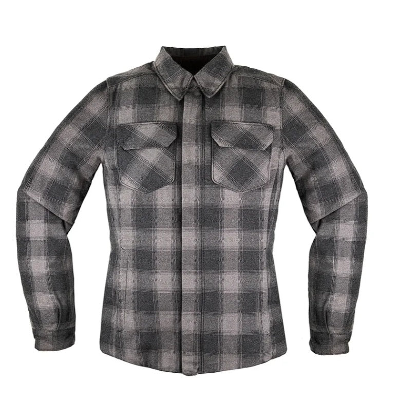 Chamarra de franela para dama Icon Fallblock - Negro