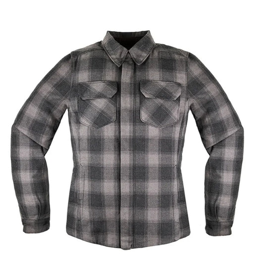 Chamarra de franela para dama Icon Fallblock - Negro