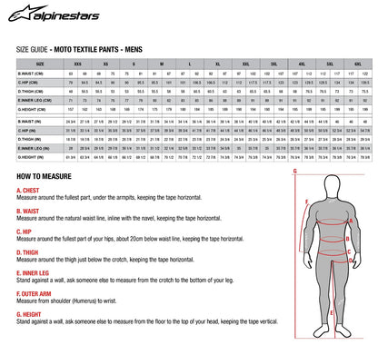 Pantalones Alpinestars Andes Air Drystar® - gris hielo/oscuro/negro (Open Box)