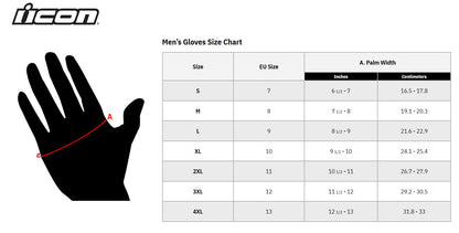 Guantes Icon Hooligan Crestfallen - Negro